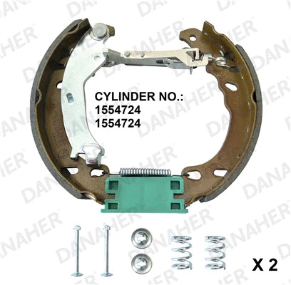 Brake Shoe Set (210.00.10476)