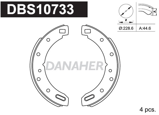 Brake Shoe Set (DBS10733)