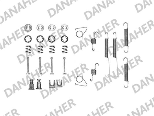 Accessory Kit, brake shoes (7614)