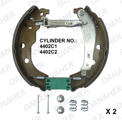 Brake Shoe Set (210.01.10640)