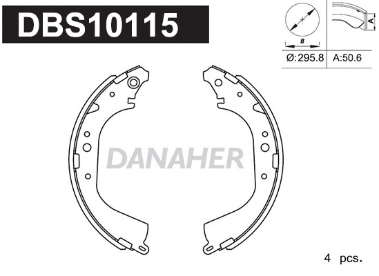 Brake Shoe Set (DBS10115)