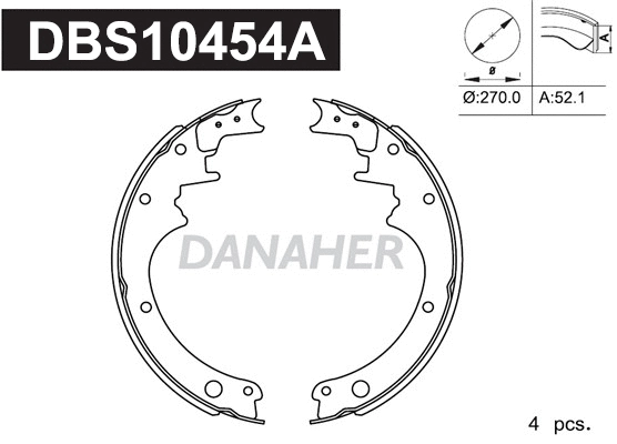 Brake Shoe Set (DBS10454A)