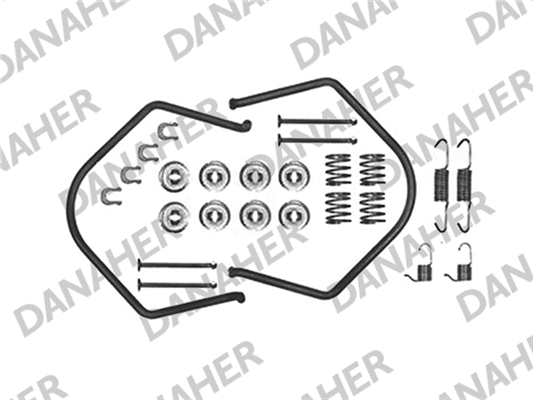 Accessory Kit, brake shoes (7638)