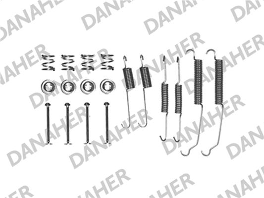 Accessory Kit, brake shoes (7618)