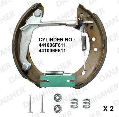 Brake Shoe Set (210.00.10407)