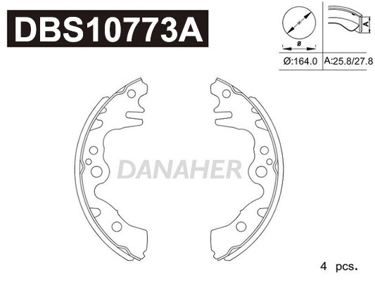 Brake Shoe Set (DBS10773A)