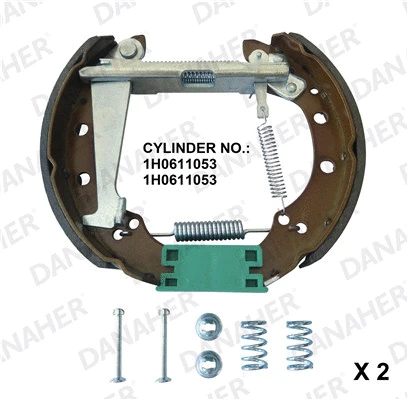 Brake Shoe Set (210.02.10127)