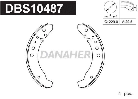 Brake Shoe Set (DBS10487)