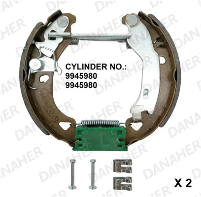 Brake Shoe Set (210.00.10389)