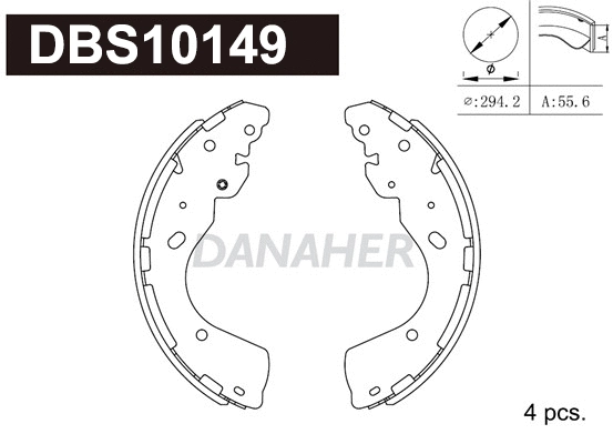 Brake Shoe Set (DBS10149)
