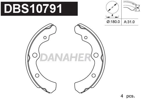 Brake Shoe Set (DBS10791)