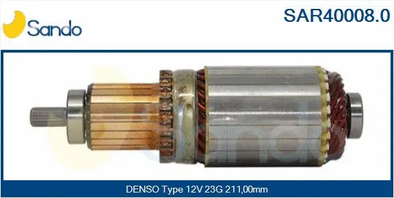 Armature, starter (SAR40008.0)