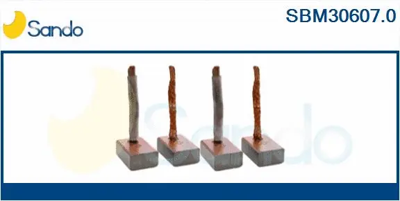 Carbon Brush, starter (SBM30607.0)