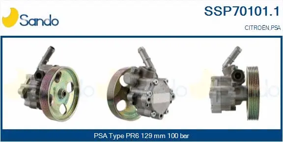 Hydraulic Pump, steering (SSP70101.1)