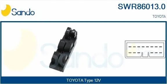 Switch, window regulator (SWR86013.0)