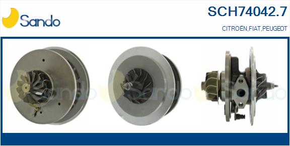 Core assembly, turbocharger (SCH74042.7)