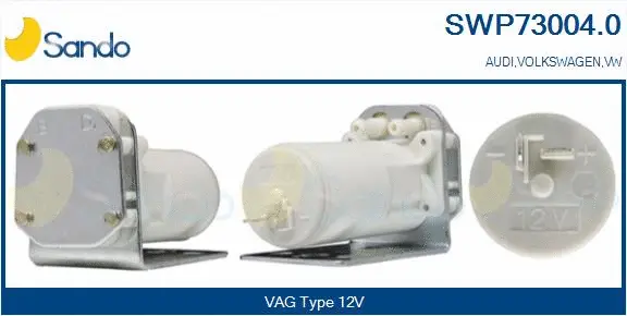 Washer Fluid Pump, window cleaning (SWP73004.0)