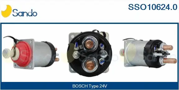 Solenoid Switch, starter (SSO10624.0)