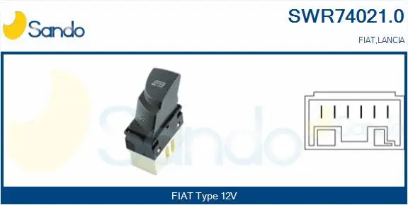 Switch, window regulator (SWR74021.0)