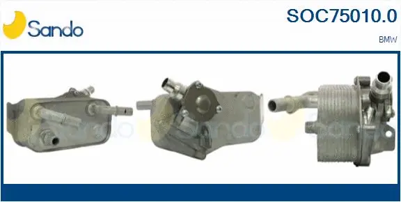 Oil Cooler, engine oil (SOC75010.0)