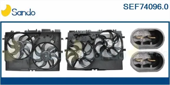 Electric Motor, radiator fan (SEF74096.0)