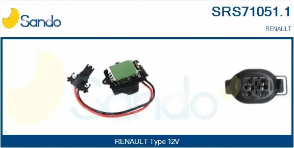 Resistor, interior blower (SRS71051.1)