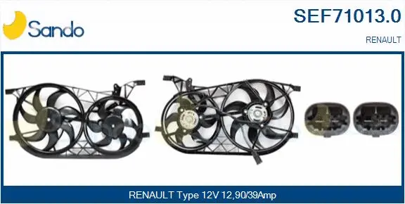Electric Motor, radiator fan (SEF71013.0)