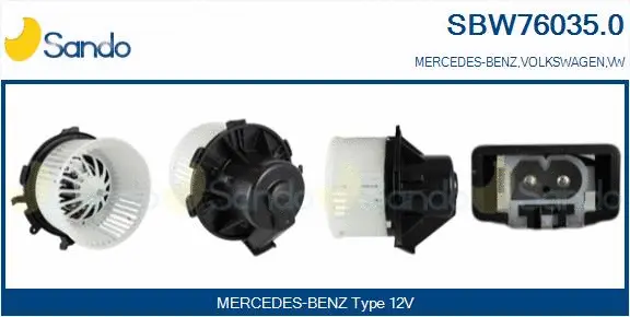 Interior Blower (SBW76035.0)