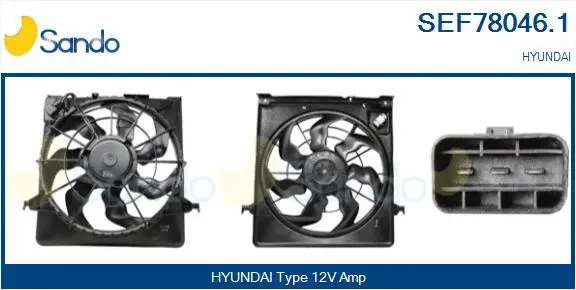 Electric Motor, radiator fan (SEF78046.1)
