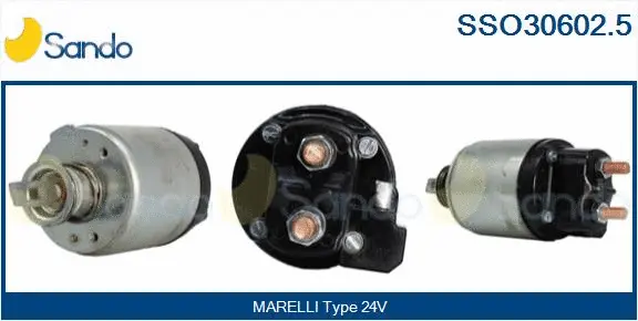 Solenoid Switch, starter (SSO30602.5)