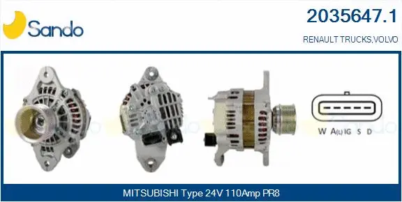 Alternator (2035647.1)