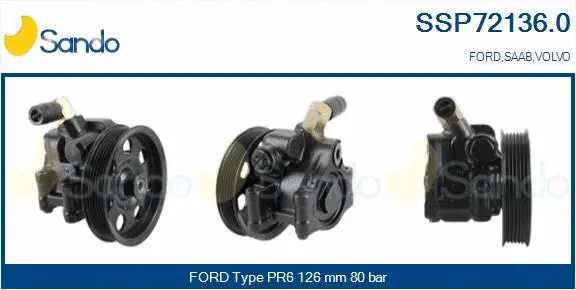 Hydraulic Pump, steering (SSP72136.0)