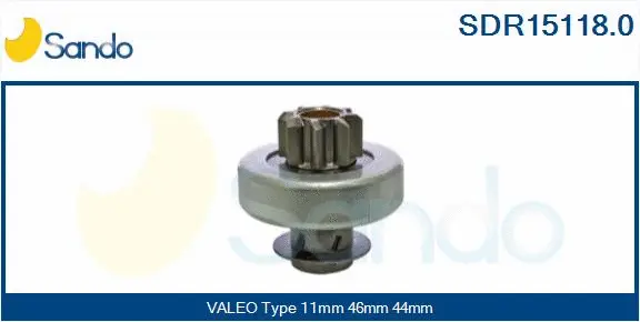 Pinion, starter (SDR15118.0)