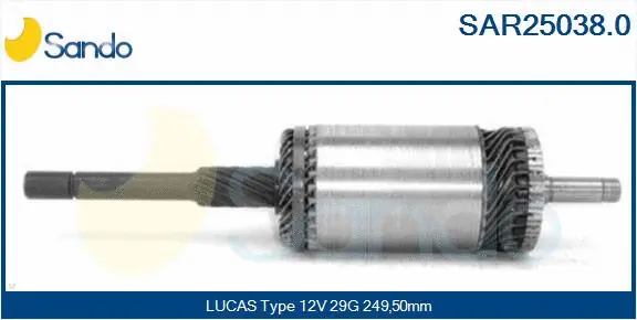 Armature, starter (SAR25038.0)
