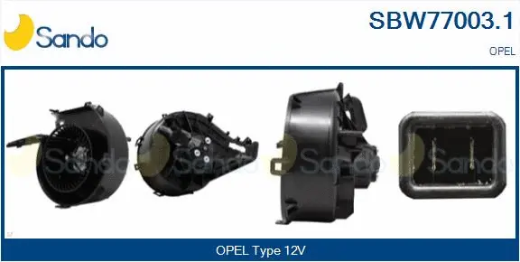 Interior Blower (SBW77003.1)