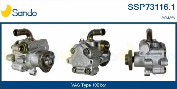 Hydraulic Pump, steering (SSP73116.1)