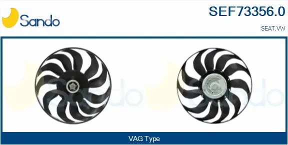 Fan, engine cooling (SEF73356.0)