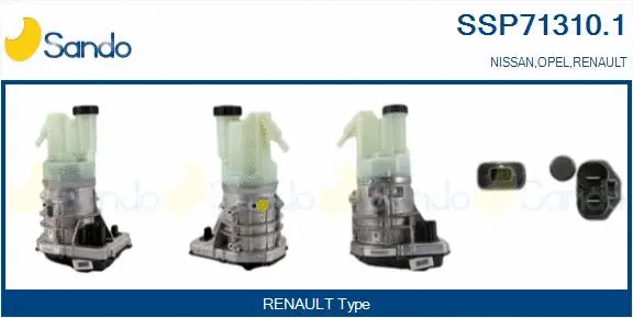 Hydraulic Pump, steering (SSP71310.1)