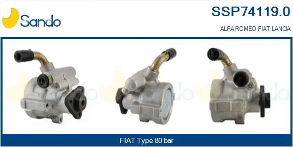 Hydraulic Pump, steering (SSP74119.0)