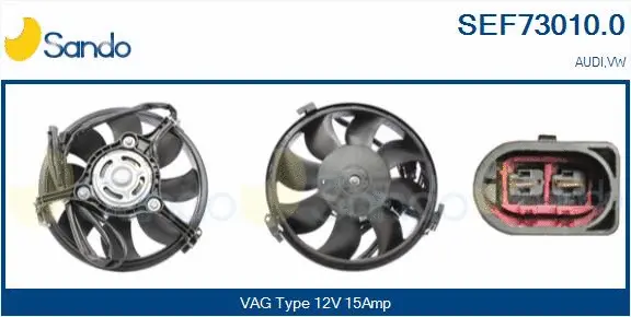 Electric Motor, radiator fan (SEF73010.0)