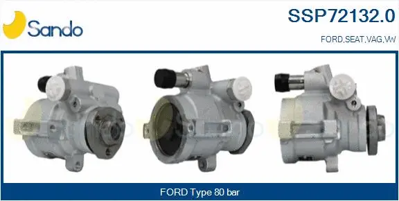 Hydraulic Pump, steering (SSP72132.0)