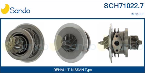 Core assembly, turbocharger (SCH71022.7)