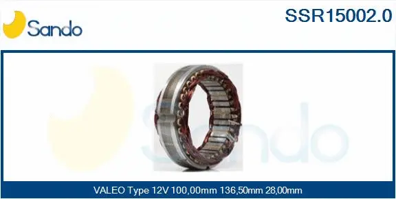 Stator, alternator (SSR15002.0)