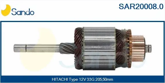 Armature, starter (SAR20008.0)