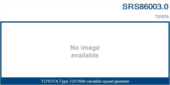 Series resistor, electric motor (radiator fan) (SRS86003.0)