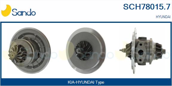 Core assembly, turbocharger (SCH78015.7)