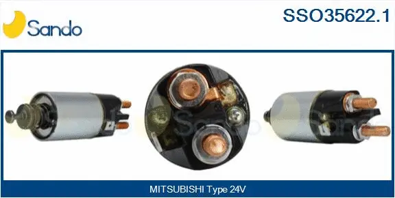 Solenoid Switch, starter (SSO35622.1)