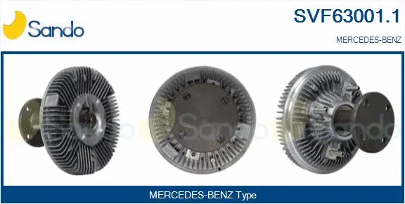 Clutch, radiator fan (SVF63001.1)