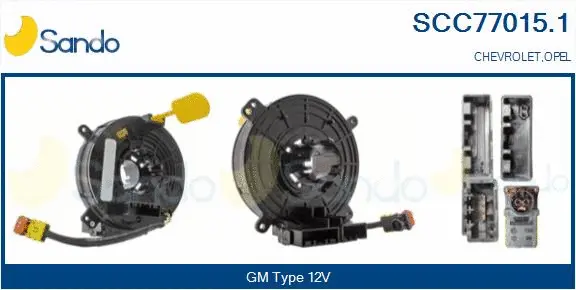 Clockspring, airbag (SCC77015.1)
