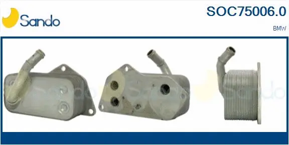 Oil Cooler, engine oil (SOC75006.0)